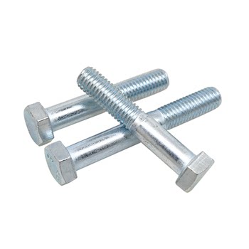Grade 8.8 galvanized half-tooth outer hexagon screw
