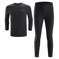 Kailer stone thermal underwear set for men and women outdoor sports warm sweat-wicking coolmax thermal quick-drying underwear