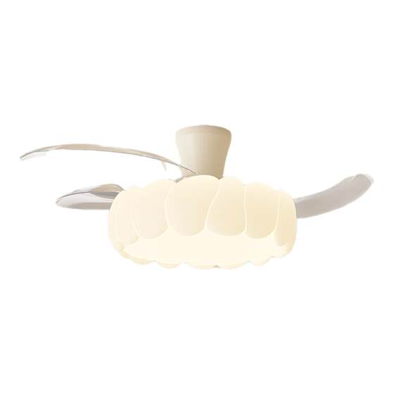 Suoyan Cream Style Bedroom Fan Light Eye Protection