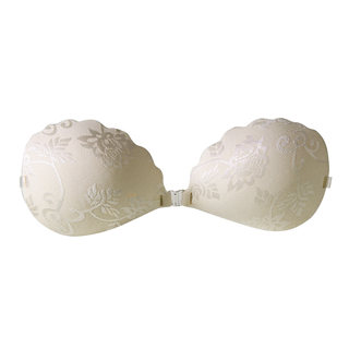 宝娜斯胸贴女隐形无肩带内衣夏季小胸聚拢上托乳贴吊带婚纱用文胸