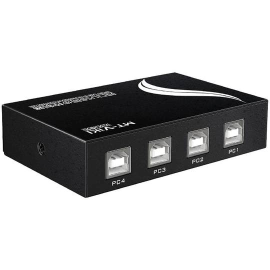 迈拓维矩同步分割器4口DNF搬砖多开键标同步器电脑控制器画面穿屏hdmi分屏器同时显示多画面