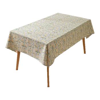 Cute printed tablecloth cotton linen cartoon Cute printed tablecloth cotton linen cartoon