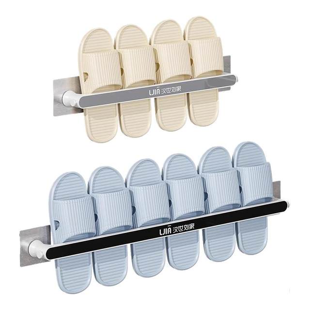 Punchless slipper rack air-draining and draining joint storage