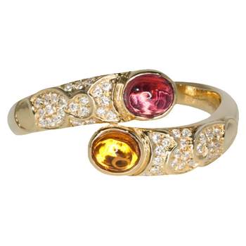 Big valentine’s day exclusive! two-stone tourmaline ring