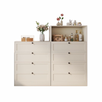 Steel chest of drawers bedroom living room storage cabinet bedside storage cabinet advanced simple dresser drawer storage cabinet