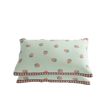 MUJI non-slip pillow towel strap gauze pair 2023 new single cotton pillow towel pad towel dormitory
