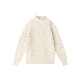 Disha children's clothing girls' sweaters autumn and winter new style girls and children's turtleneck thickened sweaters knitted sweaters bottoming shirts