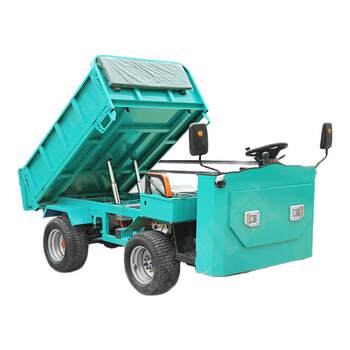 Electric four-wheeled vehicle with the highest load capacity for agricultural transportation