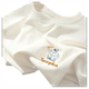 White heavy cotton short-sleeved t-shirt for women 2026 new style
