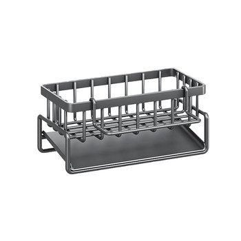 Rag rack kitchen storage rack punch-free wall-mounted hook storage rack multi-function household drain sink rack