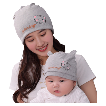 Confinement hat parent-child style confinement hat baby hat cotton