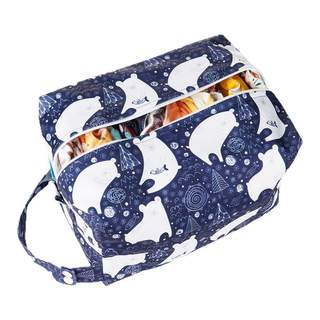 旅行防水袋婴儿收纳袋便携手提包推车挂袋尿布袋幼儿园衣物分装袋