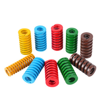 Imported alloy steel rectangular flat line compression spring yellow blue red green tea brown high temperature resistant high strength mold spring compression