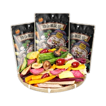 Xijingyuan dried fruits and vegetables 200g*3 bags of okra and shiitake mushrooms 12 kinds of comprehensive fruit and vegetable snacks