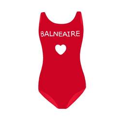 BE Fan De'an Little Red Heart Series Girls Covering Slim Slim Slimsuit Women's Multi-Color Fashion Teen One-piece Swimsuit