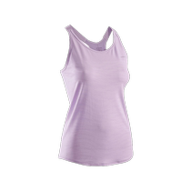 Decathlon sleeveless vest womens summer sports T-shirt quick-drying running fitness wear breathable short-sleeved yoga wear SAT1