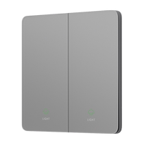 The smart switch control panel has been connected to the Mijia dual-control Xiaoai classmate voice wireless home lighting system four-on