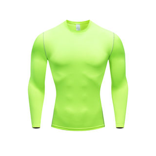 运动长袖速干透气打底衣跑步训练紧身速干透气弹力内衣男健身上衣