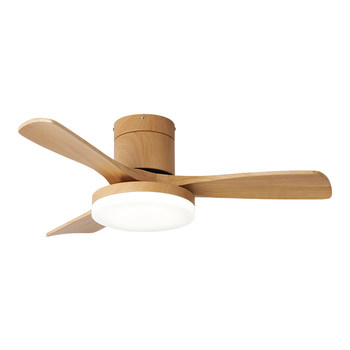 Living room fan light, dining room light, solid wood, cool and cool