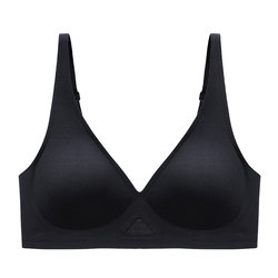 Seamless underwear for women in summer, thin, small breasts, push-up, auxiliary breasts, anti-sagging, back-beautiful, fixed-cup bra, no rims