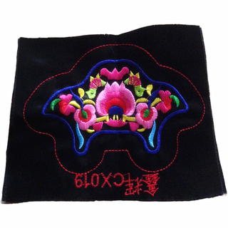 鑫辉中国风小刺绣机绣片少数民族特色工艺DIY辅料服饰包包边角料