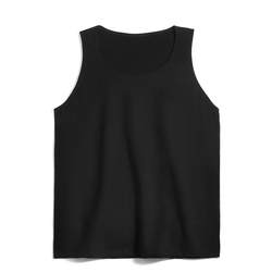 Summer trendy versatile versatile solid color vest base cotton vest breathable loose sleeveless T-shirt sports fitness customization