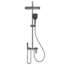 Huida shower set home bathroom bathtub piano button bathroom large storage rack with top spray booster