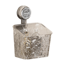 Youqin suction cup storage rack bathroom bathroom shelf washbasin hanging basket punch-free wall-mounted cosmetics storage rack