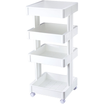 (Self-operated) Storage cart storage rack imported from Japan Kitchen snack mobile cart Bathroom multi-layer storage shelf