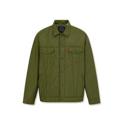 Levi's Men's Army Green Jacket Cotton Retro Casual Jacket Personalized Jacket