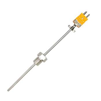 ປະເພດສຽບຫຸ້ມເກາະ thermocouple K/E/T/J ປະເພດເຊັນເຊີອຸນຫະພູມທີ່ສາມາດງໍໄດ້ probe ຫຸ້ມເກາະອຸນຫະພູມສູງ