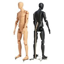 Full-body mannequin props for men and women sports running robot with movable joints and multi-functional mannequin display stand