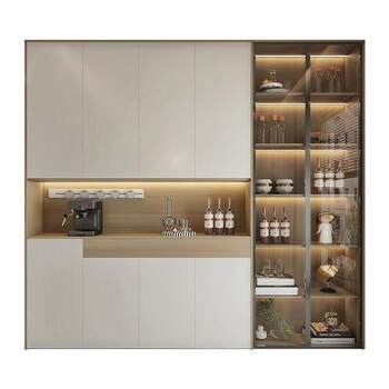 Oppei whole house customized sideboard living and dining room integrated