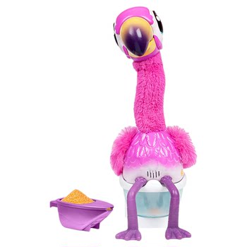 Littlelivepets flamingo sings and learns tongue