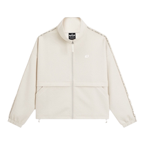 Xtep Jacket Womens 2024 New Autumn Official Training Jacket Fitness Double Layer Hooded Windbreaker Sports Top