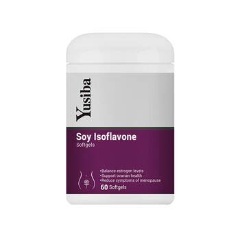 Yusiba yushibao soy isoflavones 60 ເມັດ