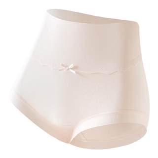 猫人女士内裤纯棉A类全身抗菌高腰收腹女生三角裤衩纯色防夹臀