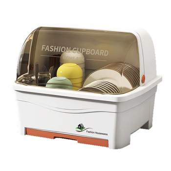 Tableware storage box drained with bowls and chopsticks storage box