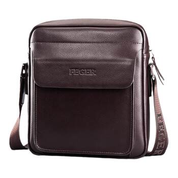 Feige one-shoulder cowhide backpack business casual men's bag