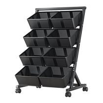 Shuaishi snack rack trolley floor-standing multi-layer multi-functional living room toy storage rack mobile storage rack