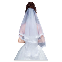 Veil Hot Selling European and American Lace Veil Wedding Accessories Wedding Headwear Bridal Veil Wholesale