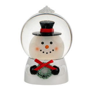 圣诞节圣诞老人雪人飘雪雪花水晶球款音乐盒八音盒儿童生日礼物