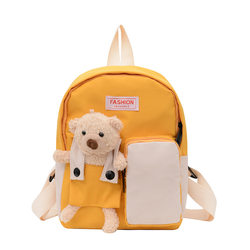 Japanese bear doll children's backpack trendy Korean elementary school student schoolbags travel baby backpack children's schoolbag