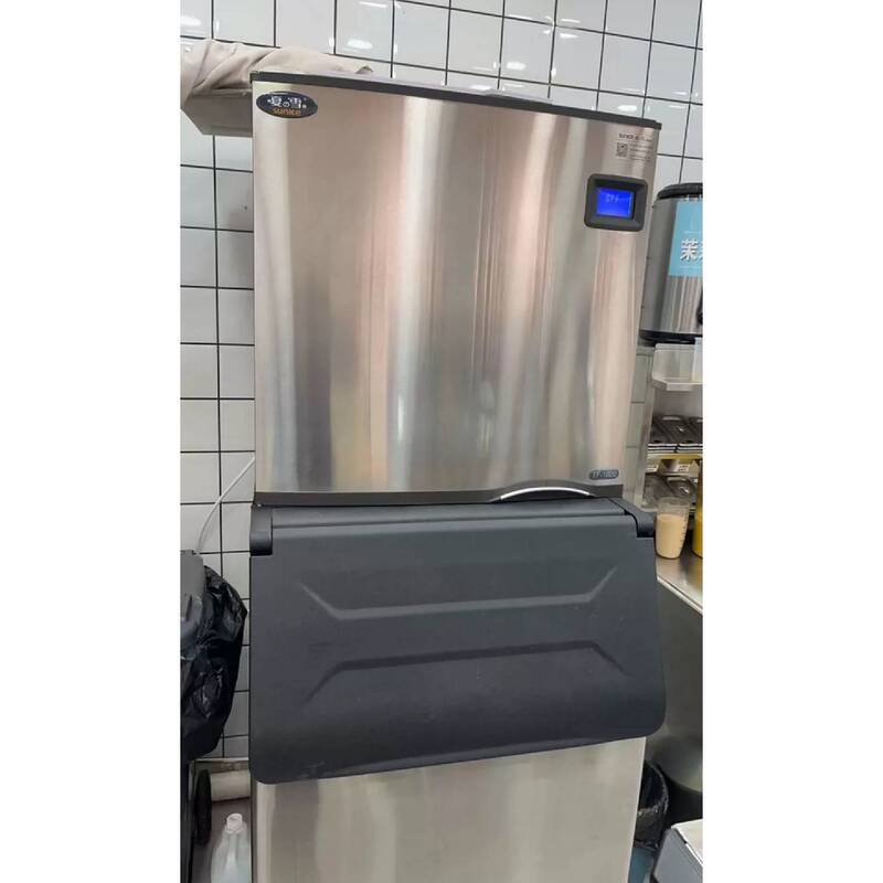 Xia Zhi Xue 1000-Pound Water-Cooled Ice Machine, Milk Tea Shop Equipment, Commercial Ice Machine Xia Zhi Xue 1000-Pound Water-Cooled Ice Machine, Milk Tea Shop Equipment, Commercial Ice Machine