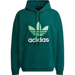 Terry cloth sports hooded sweatshirt men's adidas Adidas official clover H09354