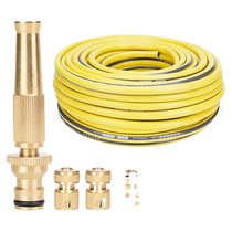 Household multifunctional water gun water pipe hose set boosted high-pressure car wash nozzle watering rinse courtyard nozzle