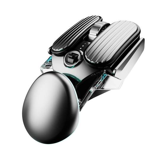 前行者Q3科幻无线蓝牙鼠标充电款机械游戏电竞笔记本静音办公星闪