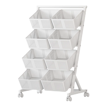 Shuaishi baby products storage rack home snack bookshelf kitchen vegetable storage rack vegetable basket fruit storage cabinet
