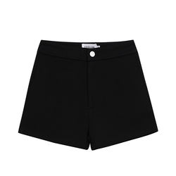 COOLLINE Lin Zixi Ros is a sense of high-end black shorts women's summer high waist bag hip hot girl pants