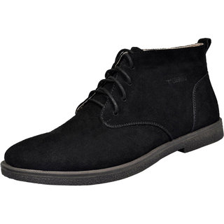 Zapatos casuales de ante de moda británica de ante nobuck para hombre
